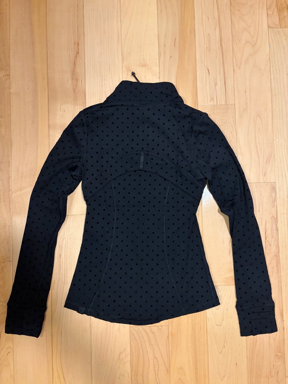 Lululemon Black Polka Dot Define Jacket and Align Leggings Set - Picture 4 of 6